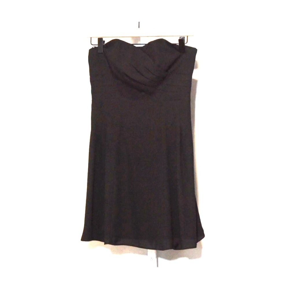 Express Juniors Size 2 Black Special Occasion Mini Dress Strapless A-Line Lined